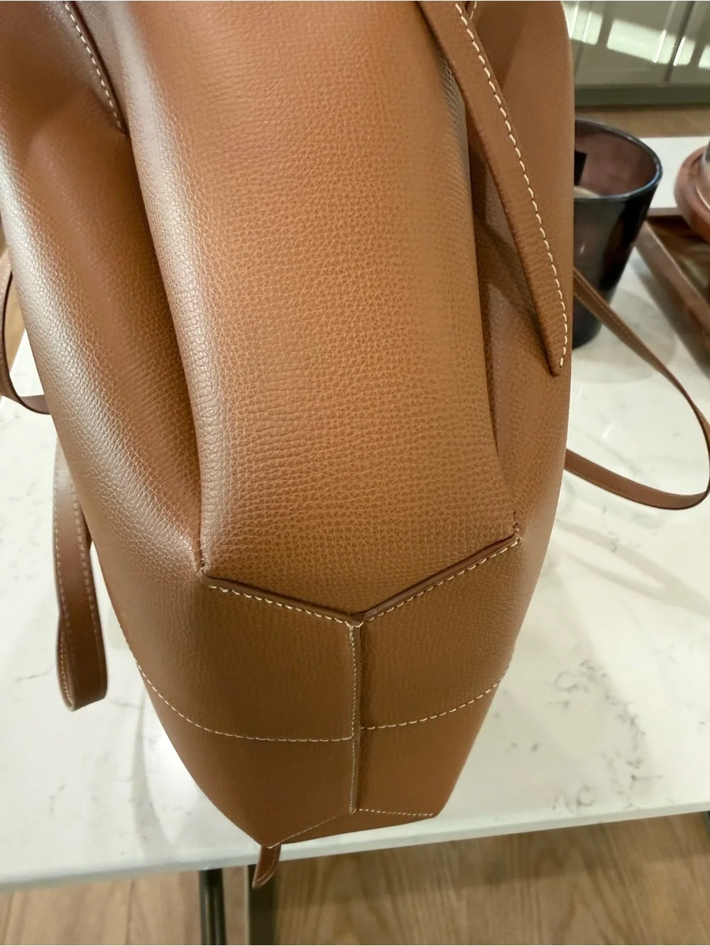Polene Cyme Textured Camel